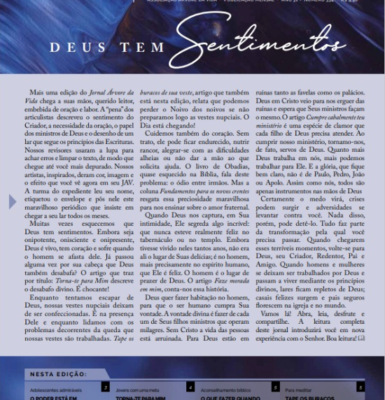 Periódico Árbol De La Vida - PAV